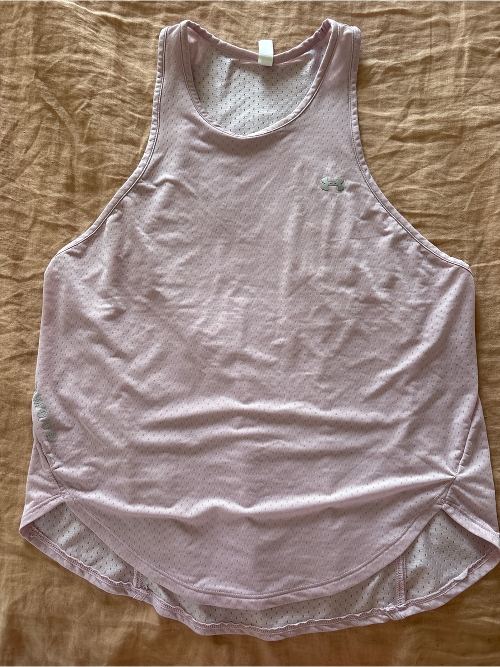 Under Armour Pale Pink Performance Tank Top